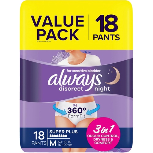 Always Discreet Underwear Night Pants Normal 18
