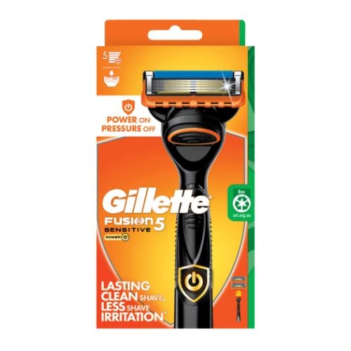 Gillette Fusion5 Power Razor Handle + 2 Blade Refills