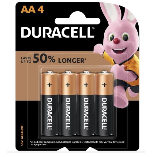 Duracell Battery Size AA 4pk