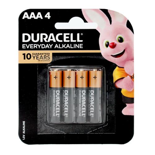 Duracell Aaa Batteries Everyday Alkaline 4PK