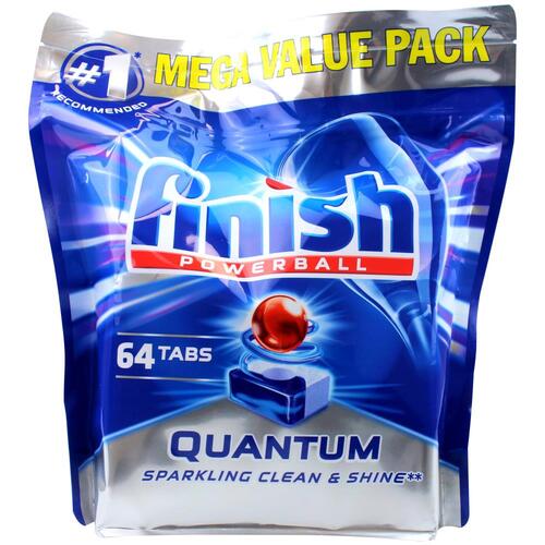 Finish Pk64 Powerball Dishwashing Tablets Quantum Original Mega Value Pack