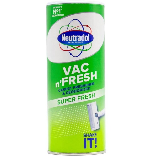 Neutradol 350g Vac N' Fresh Carpet Freshener Deodoriser Fresh Super Fresh