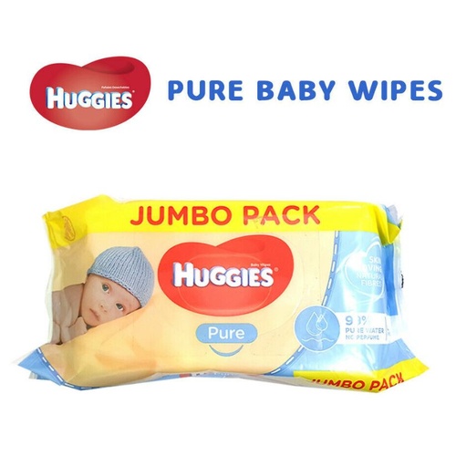 Huggies Pure Jumbo Pack 72 wipes