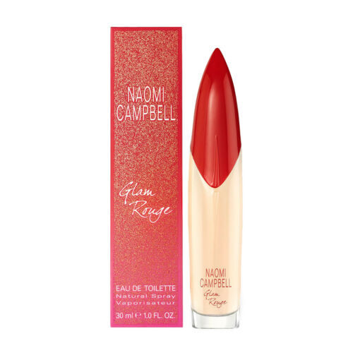 Naomi Campbell Glam Rouge 30ml EDT Spray Women (RARE) (No Cello Wrap)