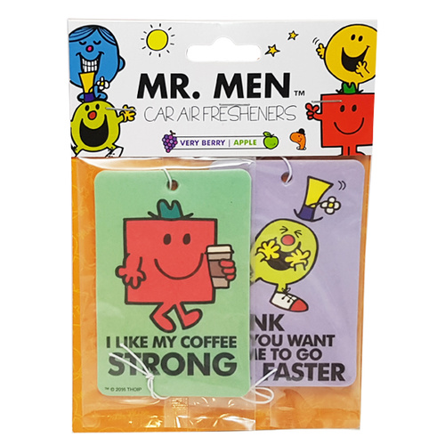 Mr. Men Car Air Fresheners 2pk