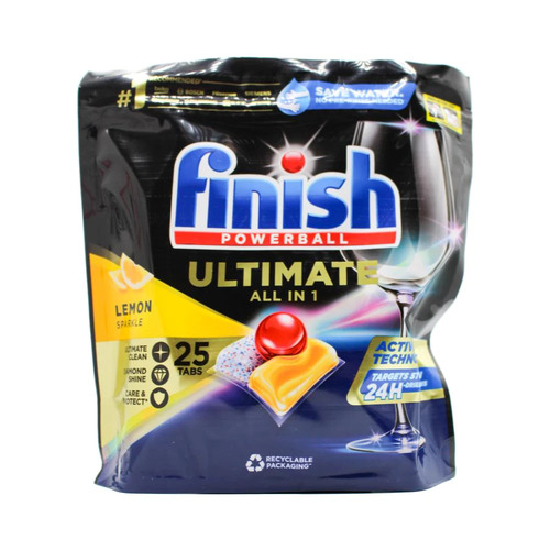 Finish Powerball Dishwasher Ultimate All In One 25 Tabs