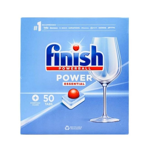 Finish 50pc Finish Powerball Dishwashing Tablet Power Essential Time Saving