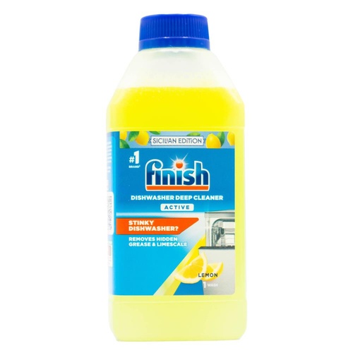 FINISH 250mL DISHWASHER CLEANER ACTIVE LEMON
