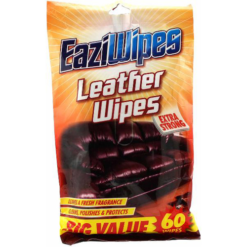 EaziWipes Leather Wipes 60pk