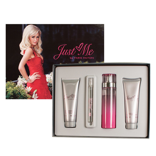 Paris Hilton Just Me 4pcs Gift Set 100ml EDP Spray Women