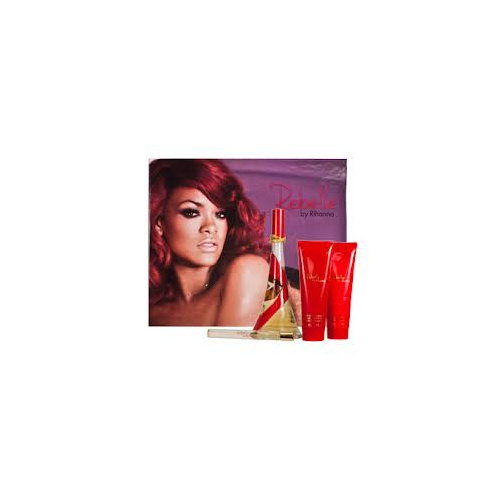 Rihanna Rebelle 4pcs Gift Set 100ml EDP Spray Women