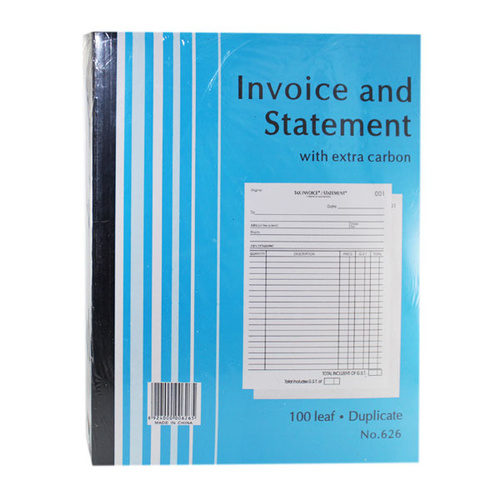 Tax Invoice & Statement Carbonless 100 Duplicate