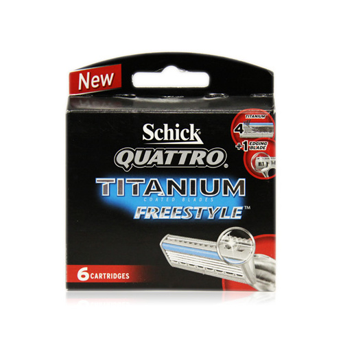 Schick Quattro Titanium Freestyle Cartridges 6pk