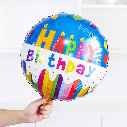 Happy Birthday foil balloon