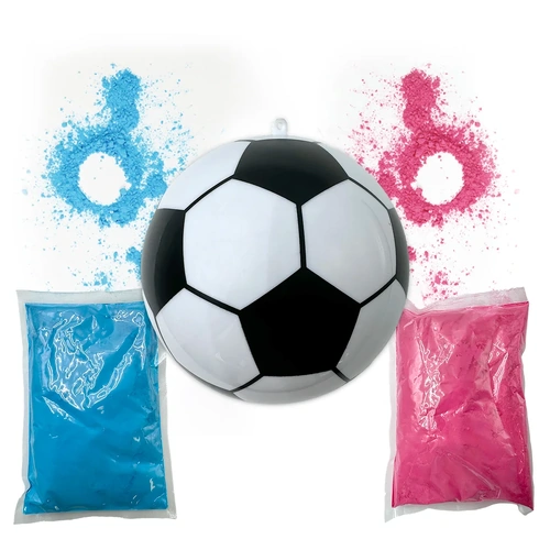 Gender Reveal Soccer Ball BLUE/PINK 1PC