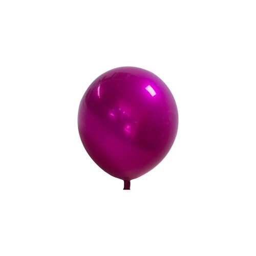 12" Double Layer Chrome balloon Ruby 10pk