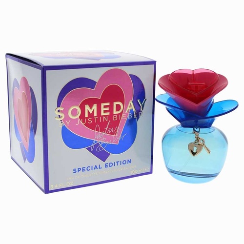 Justin Bieber Someday Limited Edition 100ml EDT Spray Women (RARE)