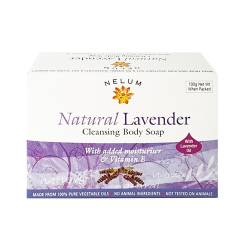 Nelum Natural Lavender Cleansing Body Soap 100g