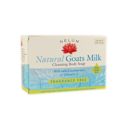 Nelum Natural Goats Milk Cleansing Body Soap Fragrance Free 100g
