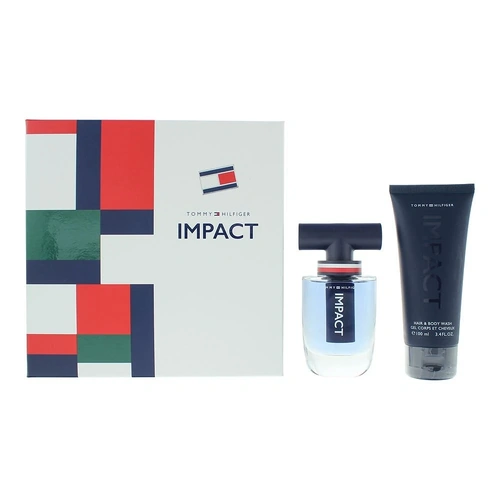 Tommy Hilfiger Impact 2pcs Gift Set 100ml EDT Spray Men