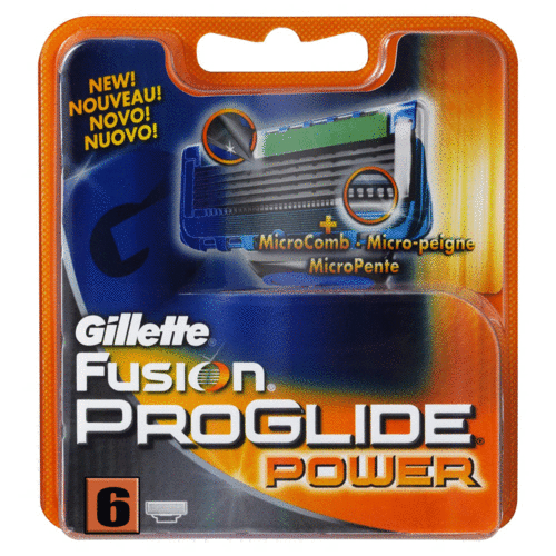 Gillette Fusion ProGlide Power Cartridges 6pk