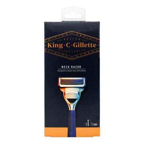 King C Gillette Neck Razor + 1 Razor Blade Refill