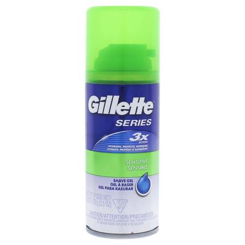 Gillette Series 3X Shave Gel Sensitive With Aloe 75ml