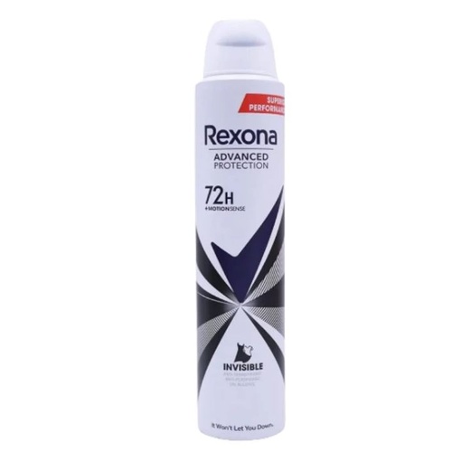 Rexona Advanced Protection 72H Motion Sense Deodorant Body Spray Invisible 200mL