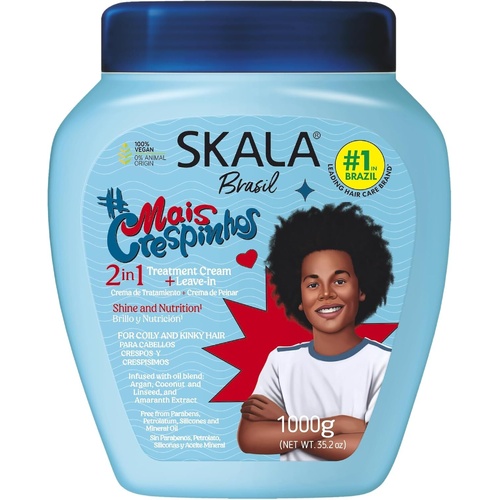 Skala Mais Crespinhos Hair Treatment 2 in 1 + Leave-In 1kg(35.2oz)