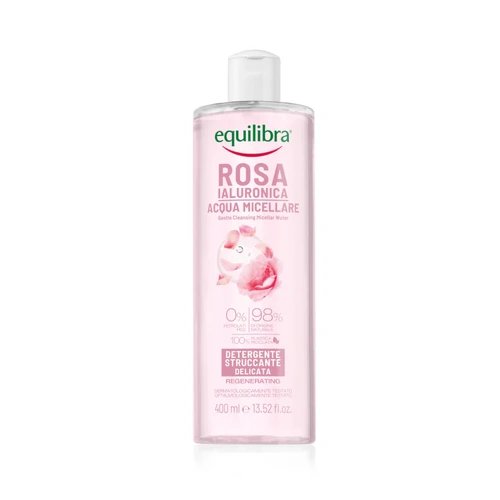 Equilibra Rose Gentle Cleansing Micellar Water with Hyaluronic Acid 400mL
