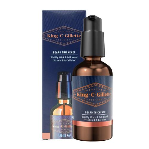 Gillette King C Beard Thickener With Vitamin B & Caffeine 50ml