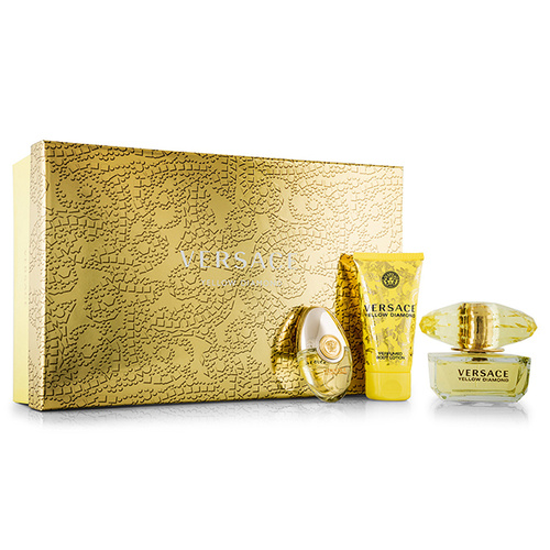 Versace Yellow Diamond 3pcs Gift Set 50ml EDT Spray Women