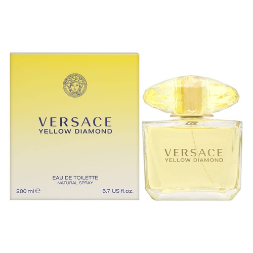Versace Yellow Diamond 200ml EDT Spray Women (notes: citrus floral yellow floral)