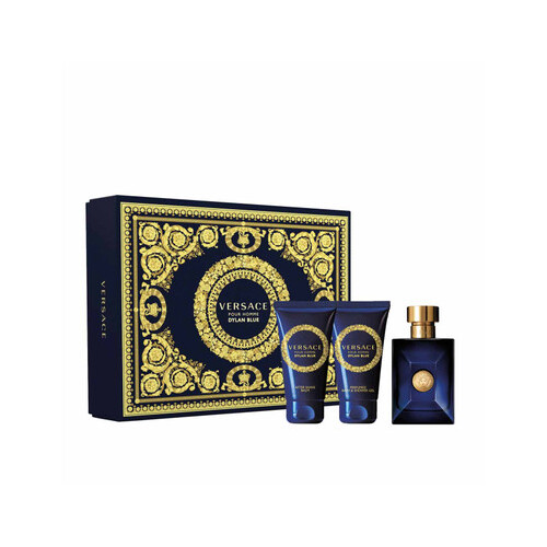 Versace Pour Homme Blue Dylan 3pcs Gift Set 50ml EDT Spray Men