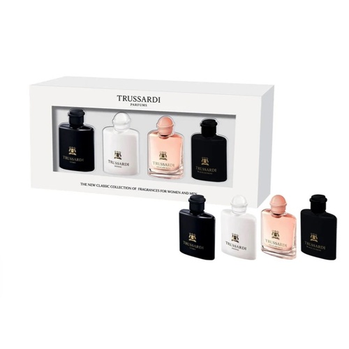TRUSSARDI 4PC mini UOMO / DONNA / De Rose/ BLK Extreme 7ml