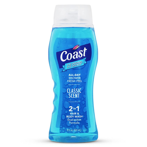 Coast Classic Scent 2 In 1 Hair & Body Wash 532ml