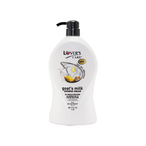 Lover's Care Goats Milk Shower Cream Almond Oil & Cocoa Butter 1.2Lt