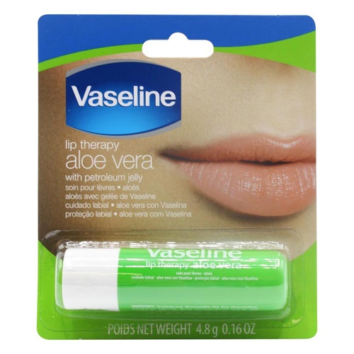 VASELINE 4.8g LIP THERAPY ALOE VERA WITH PETROLEUM JELLY