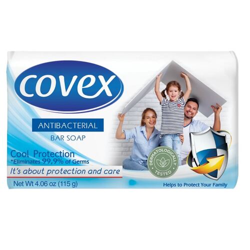 Covex Antibacterial Soap 115g  3pk