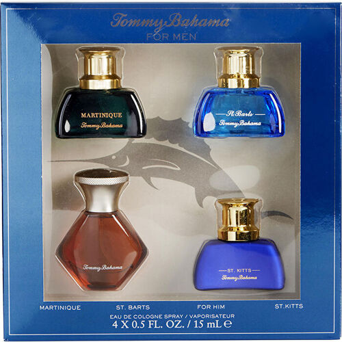 Tommy Bahama For Men 4pcs Miniature Gift Set Men Variety