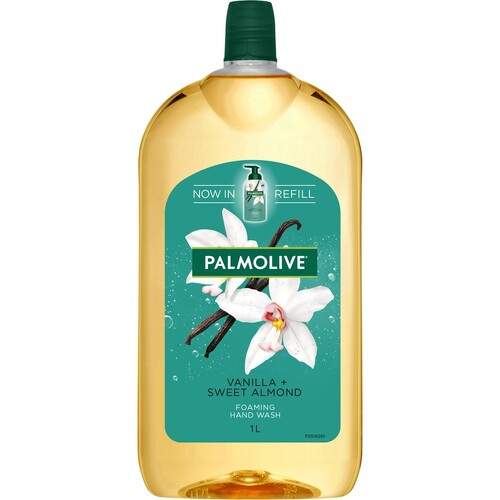 Palmolive Foaming Hand Wash Refill Vanilla & Sweet Almond 1L