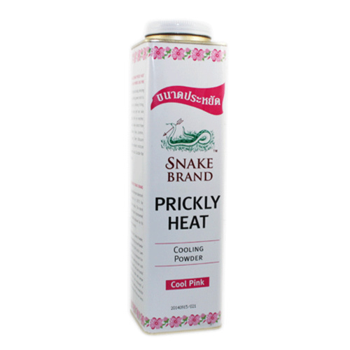 Snake Brand Prickly Heat Cooling Powder Cool Pink 450g