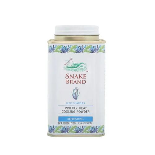 Snake Brand Prickly Heat Cooling Powder Refreshing 140g