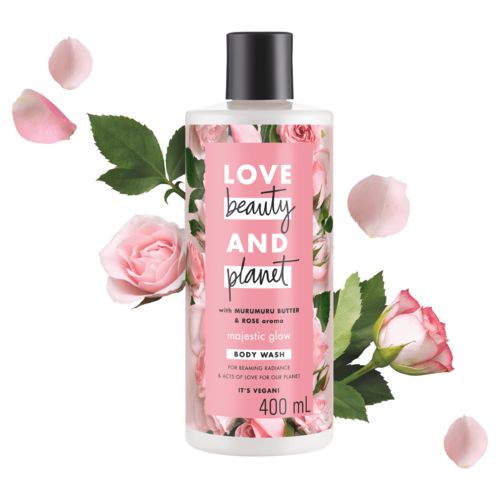 Love Beauty And Planet Body Wash 400mL - Murmuru Butter & Rose Aroma