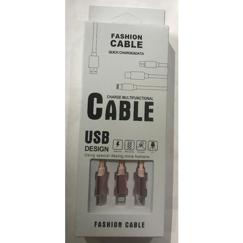 High Speed Charging Cable 1.5M 3 in 1
