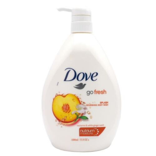 Dove Go Fresh Body Washe Splash Nectarine & White Ginger Scent 1L