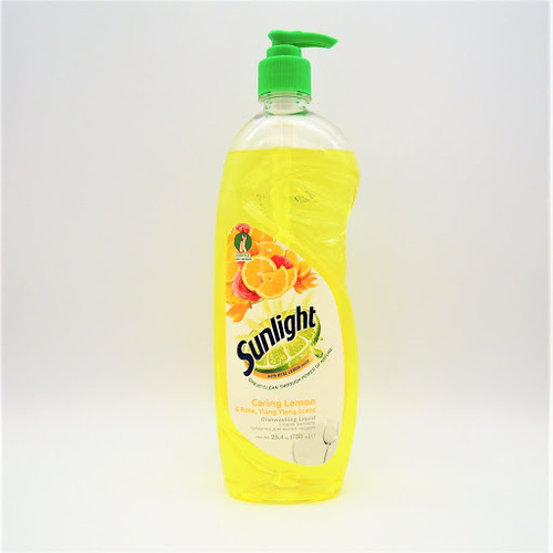 Sunlight Dishwashing Liquid Lemon & Rose Ylang Ylang Scent 750ml Pump