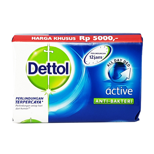 Dettol Soap Bar Active 100g