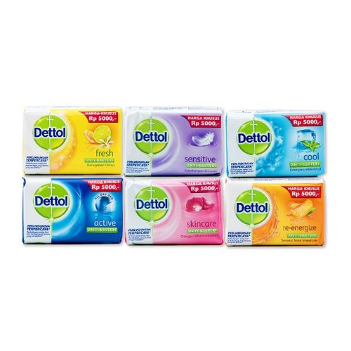 Dettol COMBO Antibacterial Soap Bar 100g (6 Bars)