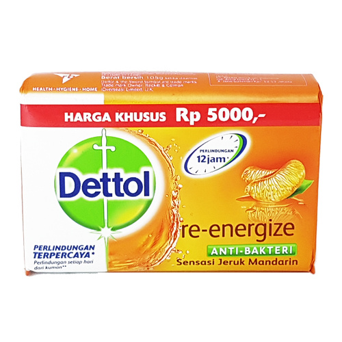 Dettol Soap Bar Re-Energize Mandarin 105g
